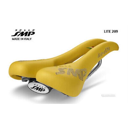 Selle Smp Lite 209 Saddle : Yellow - Made IN Italy