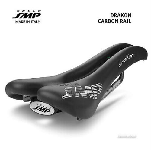 Selle Smp Drakon Carbon Saddle : Black - Made IN Italy
