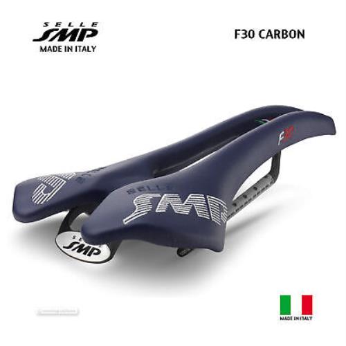 2023 Selle Smp F30 Carbon Saddle : Blue - Made iN Italy