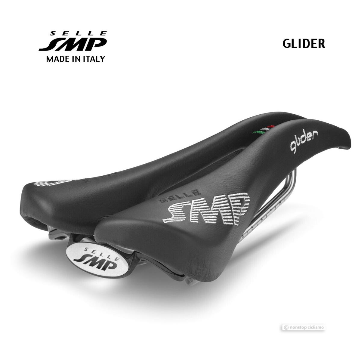 2023 Selle Smp Glider Saddle : Black - Made IN Italy