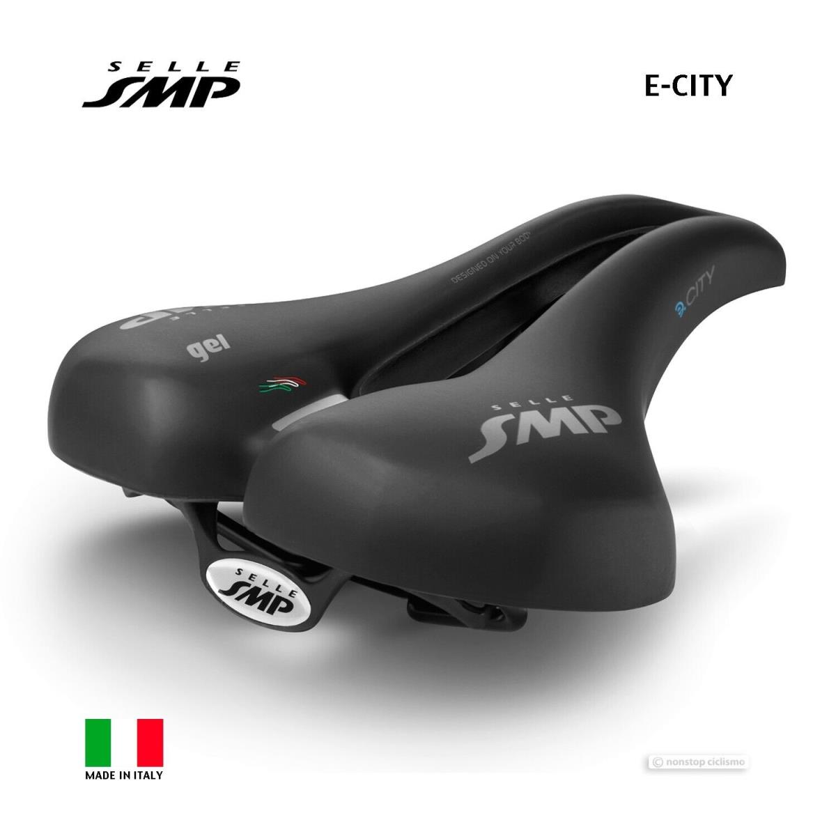 Selle Smp E-city E-bike Saddle : Black - Made IN Italy
