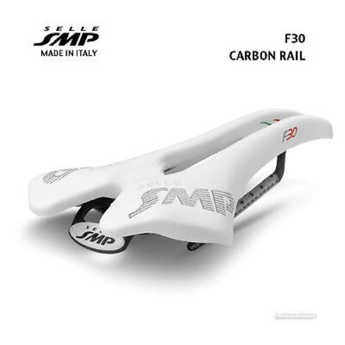 Selle Smp F30 Carbon Saddle : White - Made IN Italy