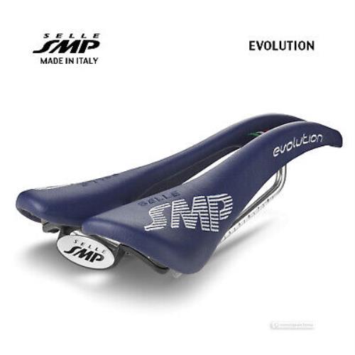 Selle Smp Evolution Saddle : Blue - Made IN Italy
