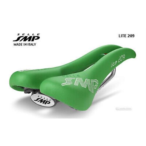 Selle Smp Lite 209 Saddle : Green Italy - Made IN Italy