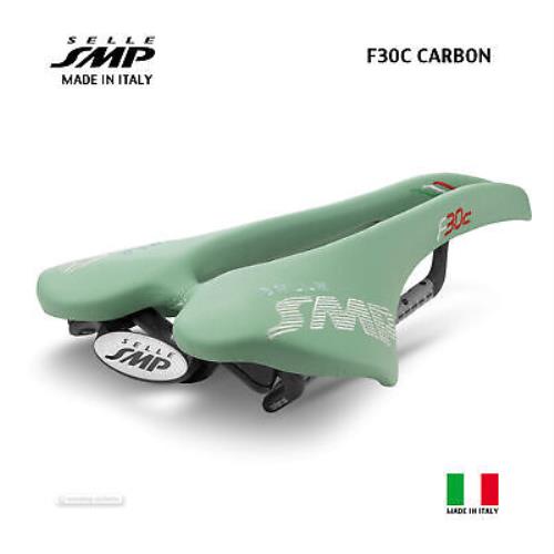 Selle Smp F30C Carbon Rail Saddle : Bianchi Celeste - Made IN Italy