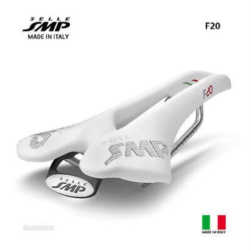Selle Smp F20 Saddle : White - Made IN Italy