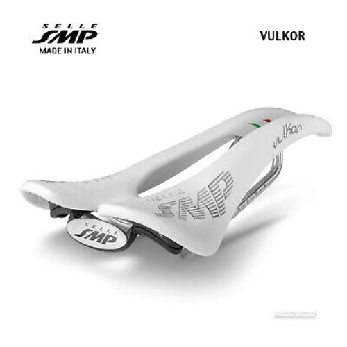 Selle Smp Vulkor Saddle : White - Made IN Italy