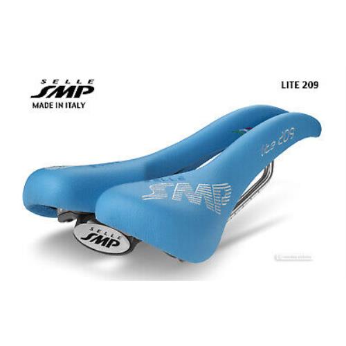 Selle Smp Lite 209 Saddle : Light Blue - Made IN Italy