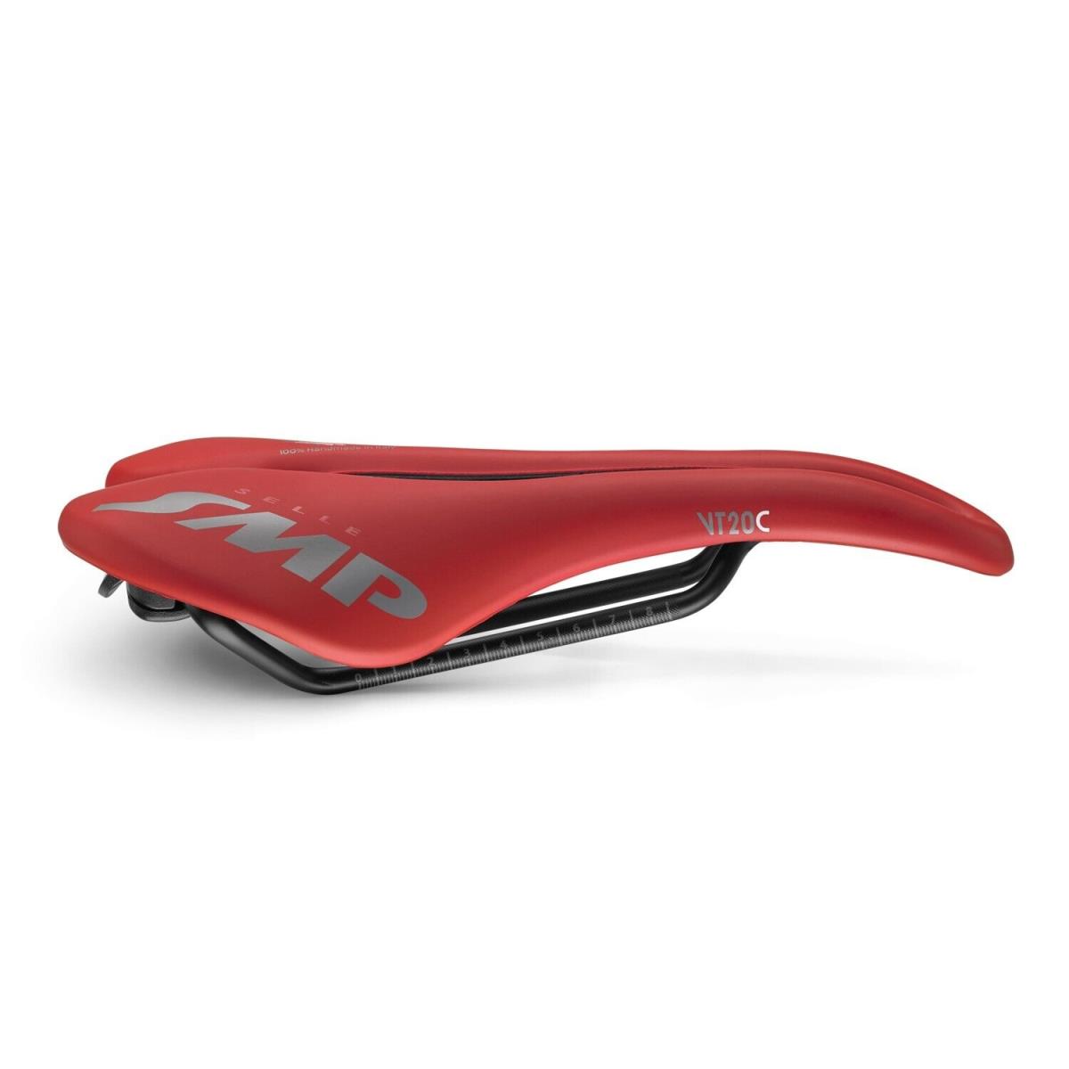 2023 Selle Smp VT20C Saddle : Velvet Touch Red - Made IN Italy