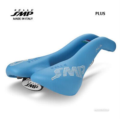 Selle Smp Plus Saddle : Light Blue - Made IN Italy - Light Blue