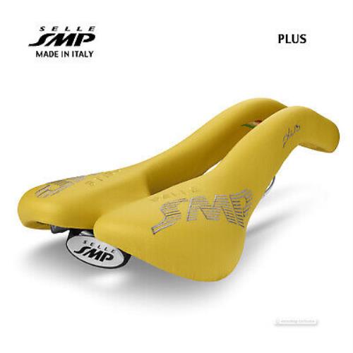 Selle Smp Plus Saddle : Yellow - Made IN Italy