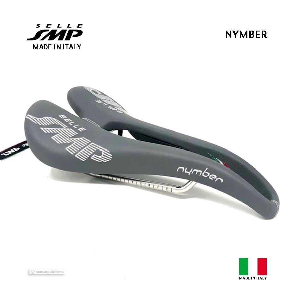 2023 Selle Smp Nymber Saddle : Grey - Made IN Italy