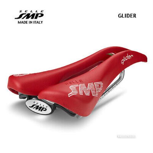 Selle Smp Glider Saddle : Red - Made IN Italy