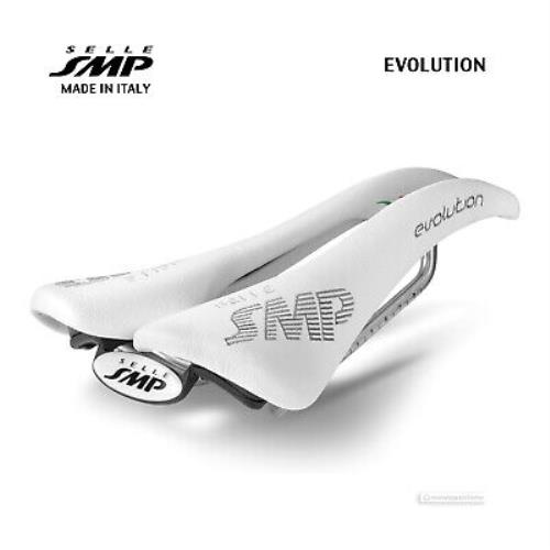 Selle Smp Evolution Saddle : White - Made IN Italy