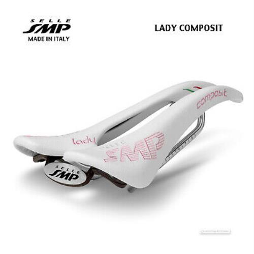 Selle Smp Lady Composit Saddle Womens : White