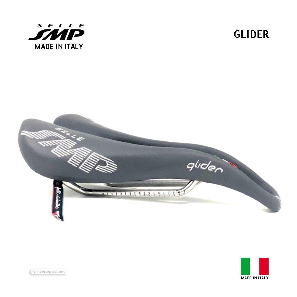 2023 Selle Smp Glider Saddle : Grey - Made IN Italy