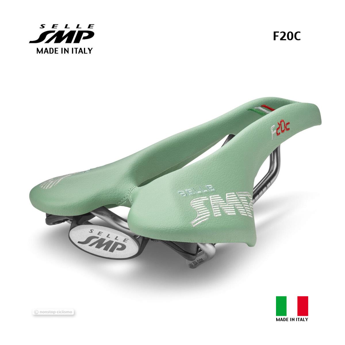 Selle Smp F20C Saddle : Bianchi Celeste - Made IN Italy