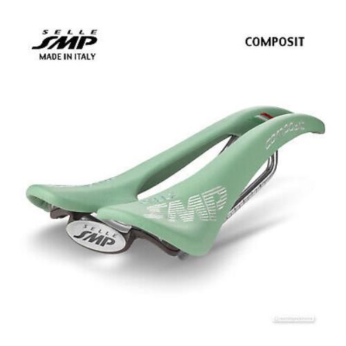 Selle Smp Composit Saddle : Bianchi Celeste - Made IN Italy - 