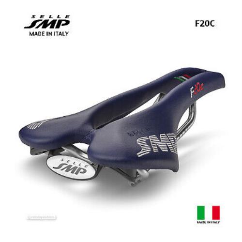 Selle Smp F20C Saddle : Blue - Made IN Italy - Blue
