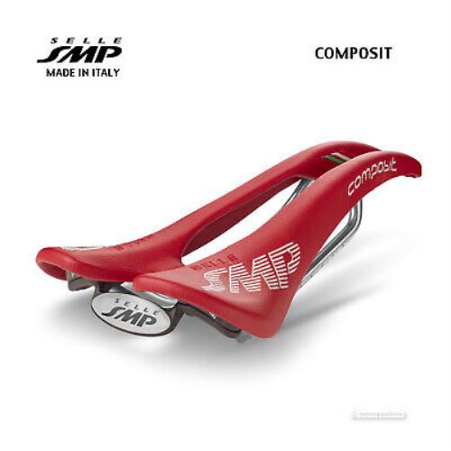Selle Smp Composit Saddle : Red - Made IN Italy - Red