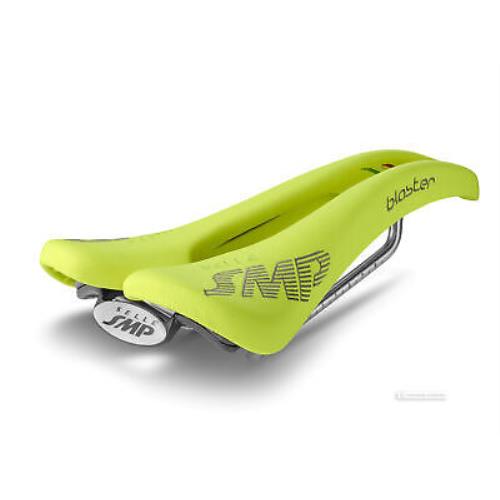 Selle Smp Blaster Saddle : Yellow Fluo - Made iN Italy
