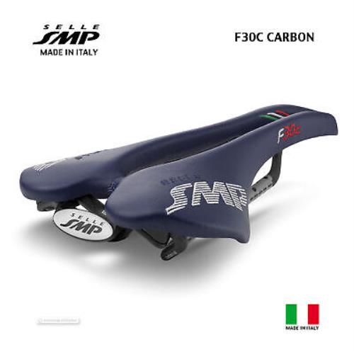 Selle Smp F30C Carbon Saddle : Blue - Made IN Italy