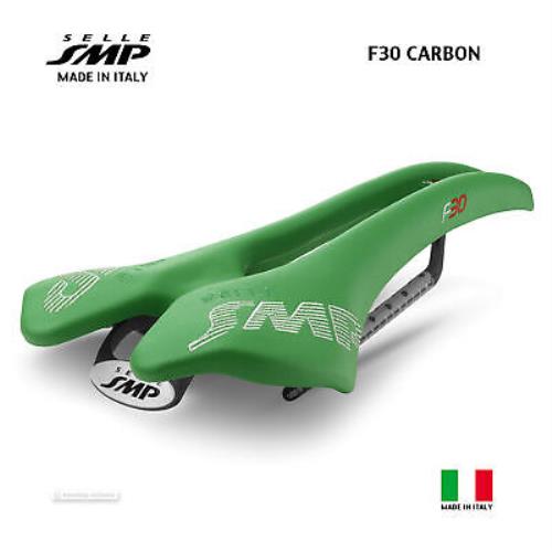 Selle 2023 Smp F30 Carbon Saddle : Green Italy - Made iN Italy