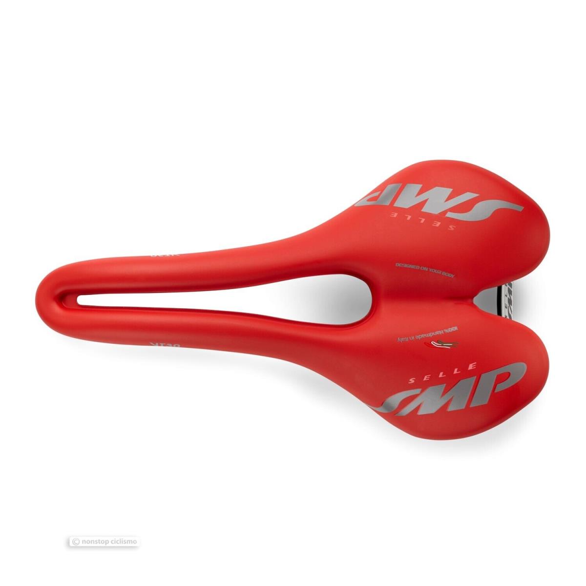 Selle Smp VT30 Saddle : Velvet Touch Red - Made IN Italy