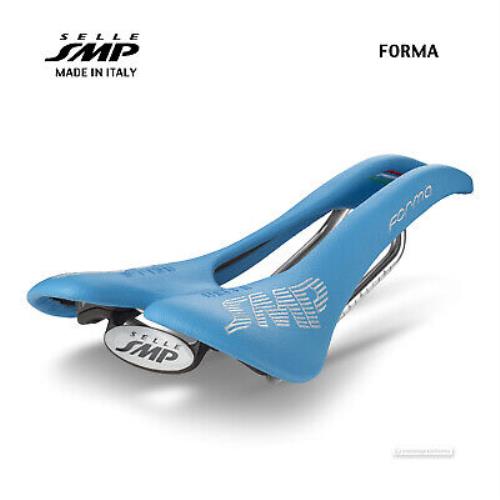 Selle Smp Forma Saddle : Light Blue - Made IN Italy
