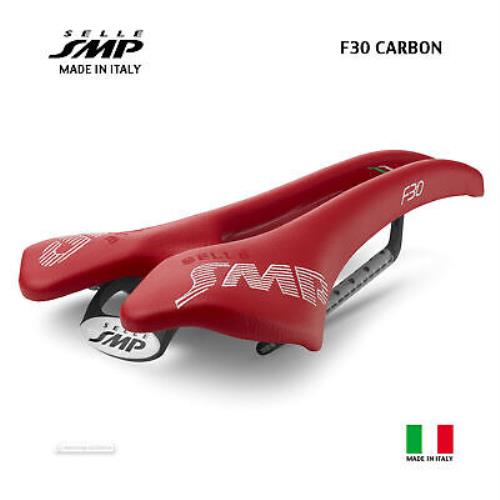 2023 Selle Smp F30 Carbon Saddle : Red - Made iN Italy