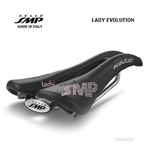 Selle Smp Lady Evolution Saddle Womens : Black - Made IN Italy