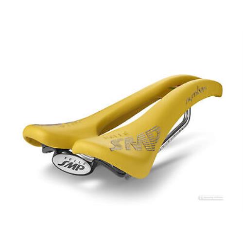 Selle Smp Nymber Saddle : Yellow - Made IN Italy