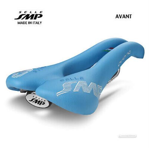 Selle Smp Avant Saddle : Light Blue - Made iN Italy - Light Blue