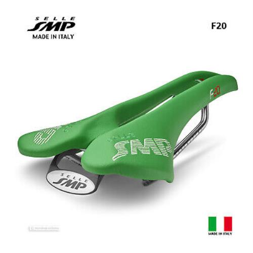 Selle Smp F20 Saddle : Green Italy - Made IN Italy