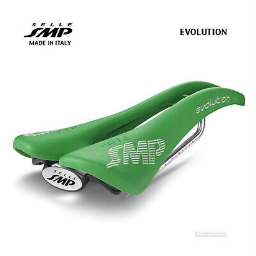 Selle Smp Evolution Saddle : Green Italy - Made IN Italy - Green Italy