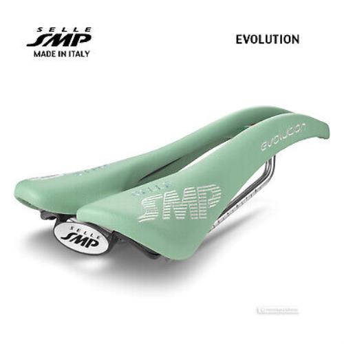 Selle Smp Evolution Saddle : Bianchi Celeste - Made IN Italy