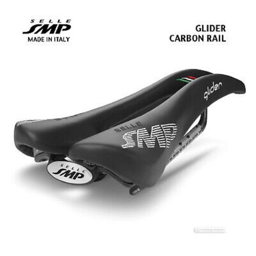 Selle Smp Glider Carbon Saddle : Black - Made IN Italy