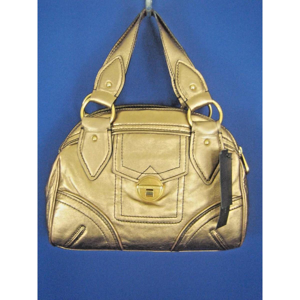 Marc by Marc Jacobs Bronze Metallic Leather Spacious Satchel