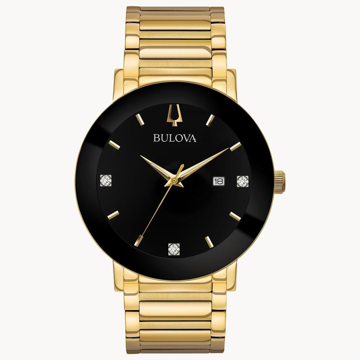 Bulova Modern Futuro Gold-tone Black Watch 97D116