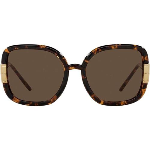 Tory Burch TY9063U 56mm Women`s Sunglasses Dark Tortoise/solid Brown