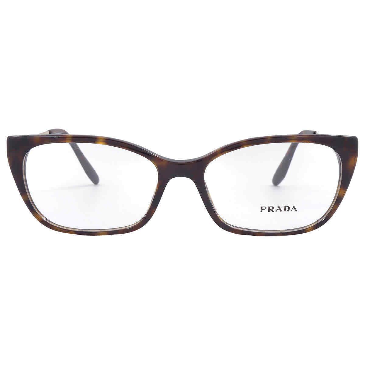 Prada Demo Cat Eye Ladies Eyeglasses PR 14XV 2AU1O1 54 PR 14XV 2AU1O1 54