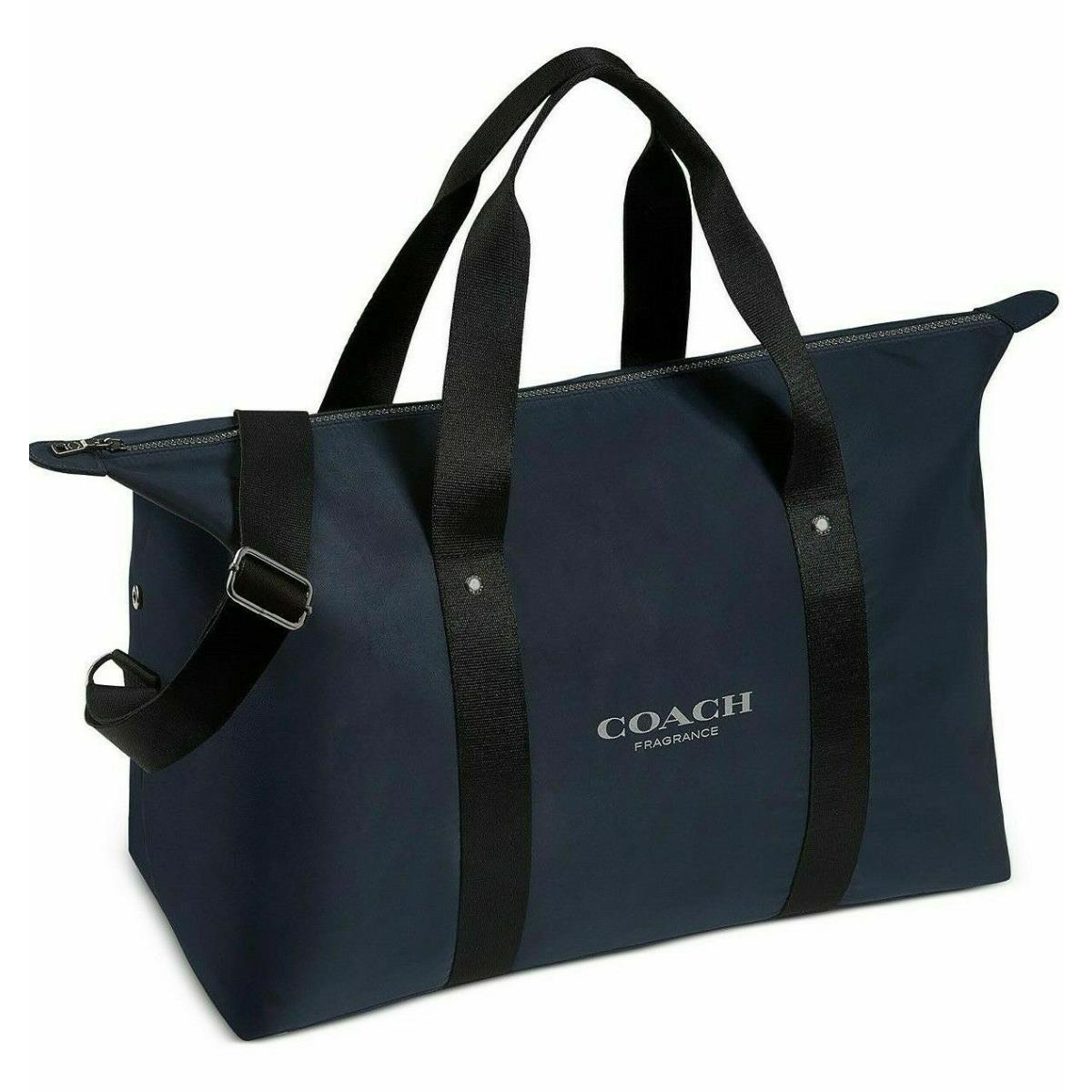 Coach Duffel Bag Travel Gym Weekender Navy Fragrance Promotion