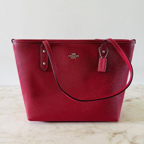 Coach Hot Pink Leather Mini City Zip Tote Bag - Coach bag - 008363578082 |  Fash Brands