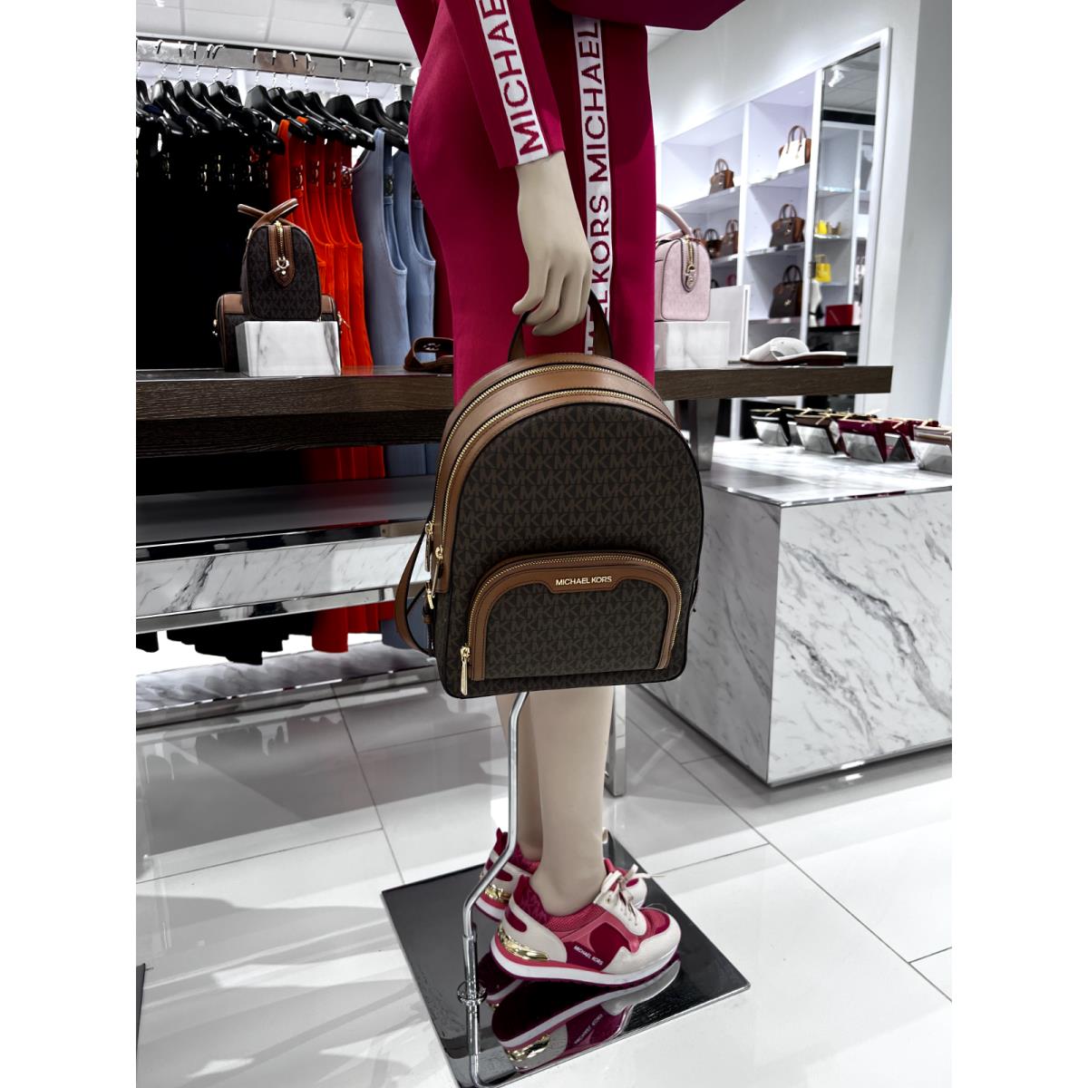 Michael Kors  bag  Jaycee - Brown Luggage Handle/Strap, Gold Hardware, Brown Exterior 5