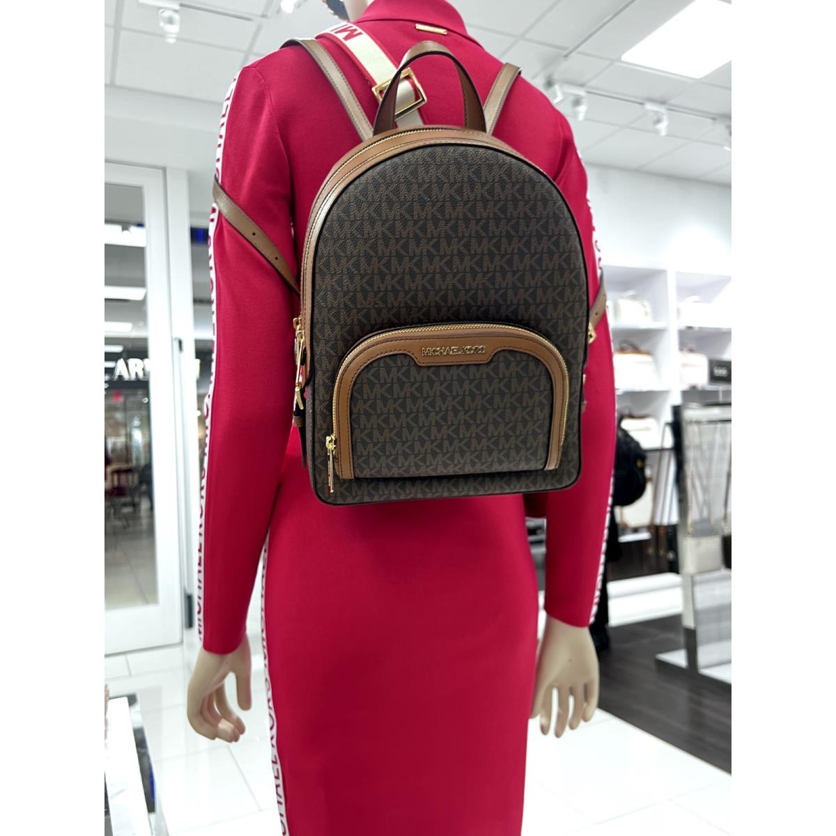 Michael Kors  bag  Jaycee - Brown Luggage Handle/Strap, Gold Hardware, Brown Exterior 8