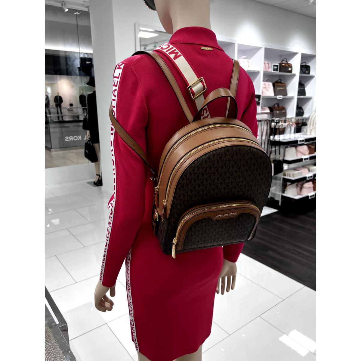 Michael Kors  bag  Jaycee - Brown Luggage Handle/Strap, Gold Hardware, Brown Exterior 9
