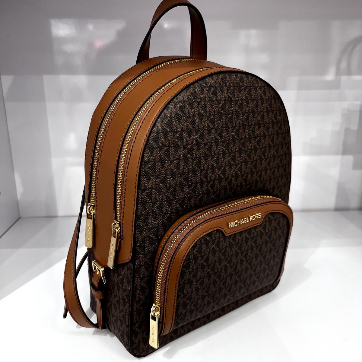 Michael Kors  bag  Jaycee - Brown Luggage Handle/Strap, Gold Hardware, Brown Exterior 1