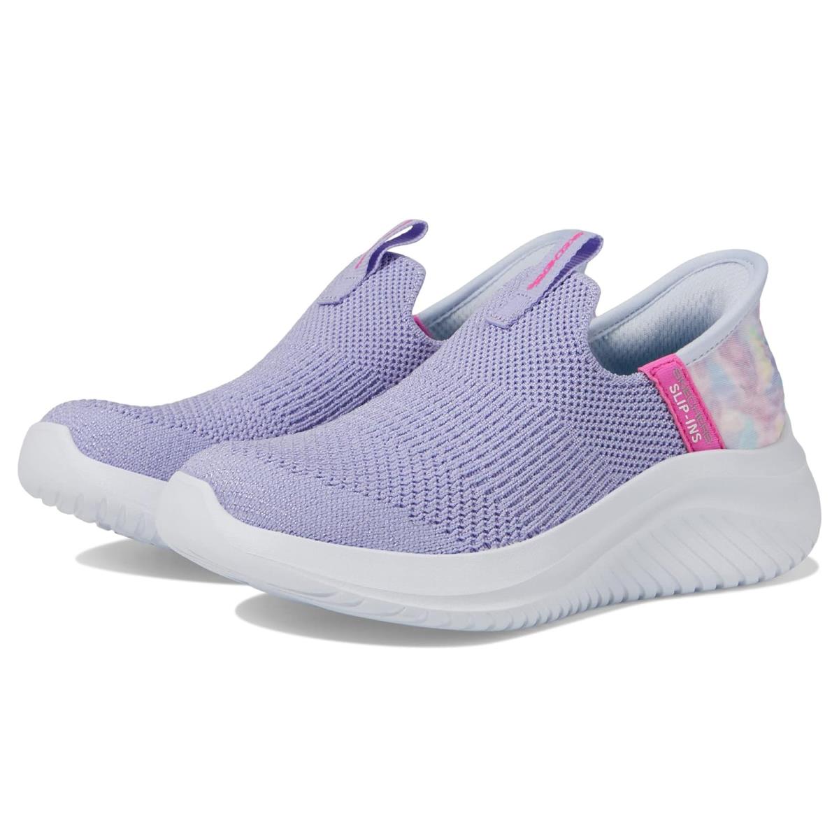 Girl`s Sneakers Athletic Shoes Skechers Kids Lavender/Multi