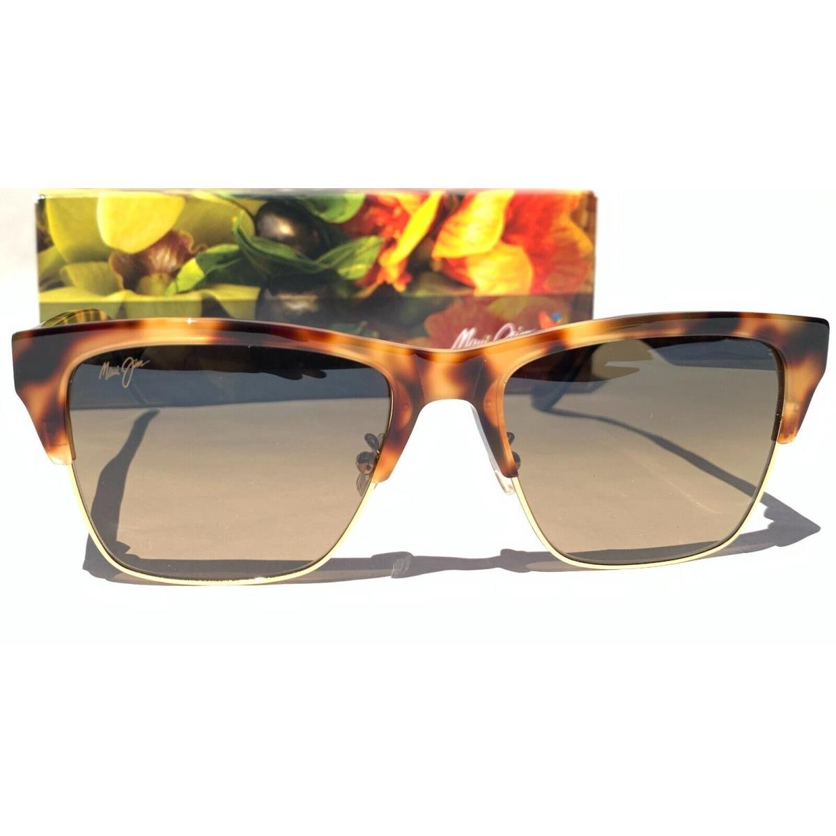 Maui Jim Perico Tortoise with Gold Polarized Bronze Glass Sunglass HS853-10