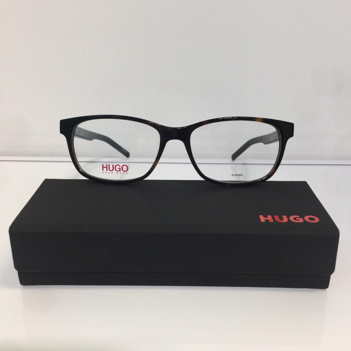 Hugo By Hugo Boss 1115 086 Havana Men s Plastic Eyeglasses 56mm